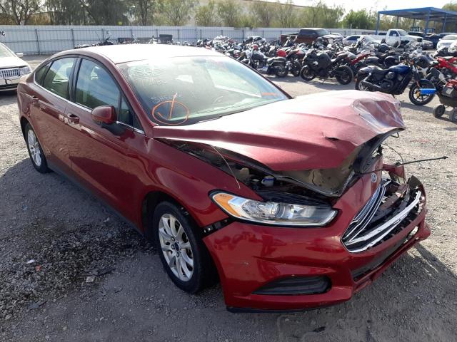 FORD FUSION S 2016 with VIN 3FA6P0G73GR305291 - Photo from auction