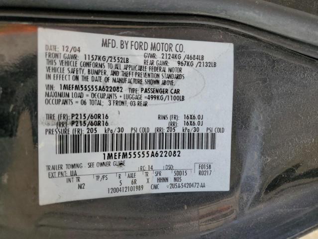 Foto 10 de la subasta – 2005 MERCURY SABLE LS P con VIN 1MEFM55S55A622082