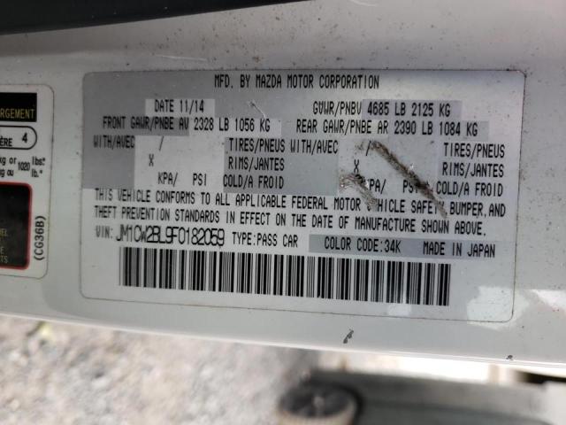 Photo 10 from auction – 2015 MAZDA 5 SPORT with VIN JM1CW2BL9F0182059