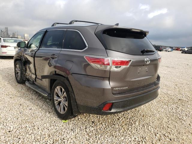 Photo 3 from auction – 2015 TOYOTA HIGHLANDER with VIN 5TDKKRFH4FS108504