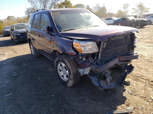 HONDA PILOT VP 2008 with VIN 5FNYF18298B056819 - Photo from auction