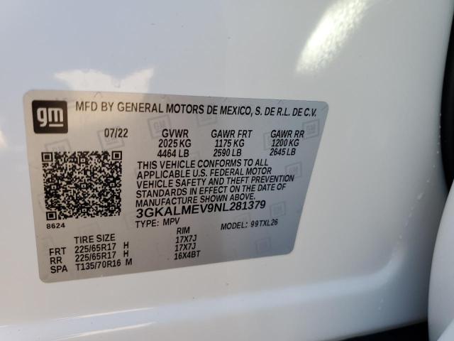 Photo 10 from auction – 2022 GMC TERRAIN SL with VIN 3GKALMEV9NL281379