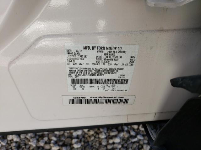 Photo 10 from auction – 2017 LINCOLN MKX SELECT with VIN 2LMPJ6KR3HBL19879
