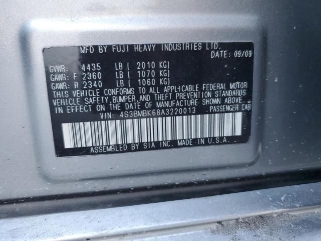 Photo 10 from auction – 2010 SUBARU LEGACY 2.5 with VIN 4S3BMBK68A3220013