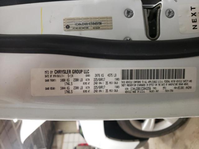 Photo 10 from auction – 2014 JEEP COMPASS SP with VIN 1C4NJDBB1ED842256