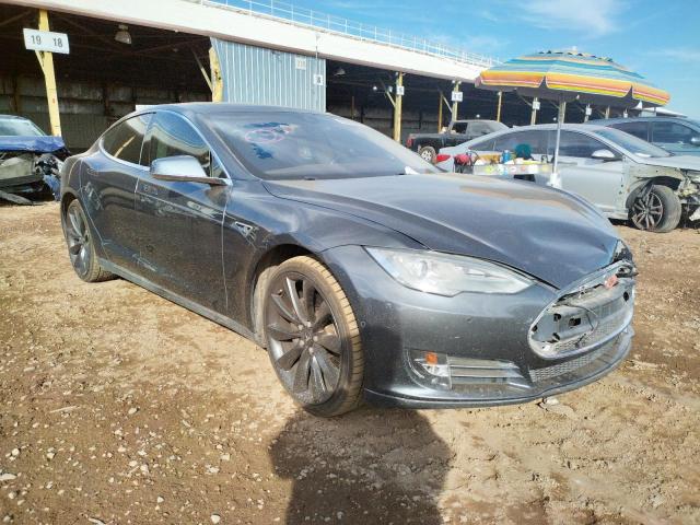 TESLA MODEL S 2014 with VIN 5YJSA1S18EFP61823 - Photo from auction