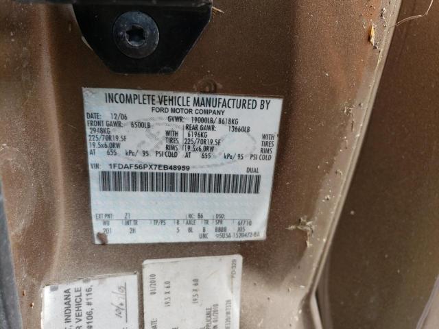 Photo 10 from auction – 2007 FORD F550 SUPER with VIN 1FDAF56PX7EB48959