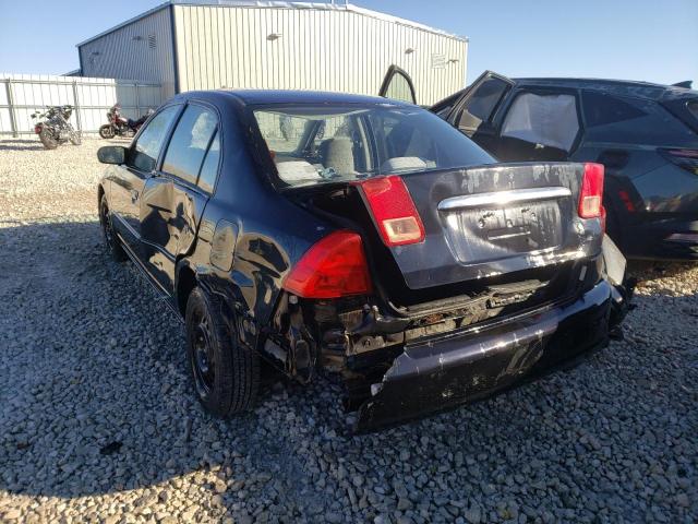 Photo 3 from auction – 2002 HONDA CIVIC LX with VIN 1HGES166X2L072490