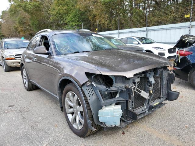 INFINITI FX35 2005 with VIN JNRAS08W75X202405 - Photo from auction