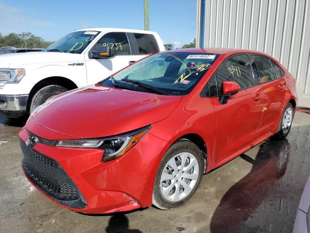 Photo 2 from auction – 2021 TOYOTA COROLLA LE with VIN JTDEPMAE8MJ158072
