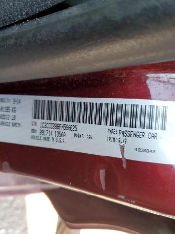 Photo 10 from auction – 2015 CHRYSLER 200 S with VIN 1C3CCCBB8FN590825