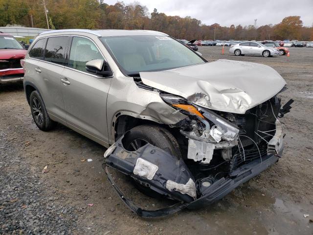 TOYOTA HIGHLANDER 2016 with VIN 5TDKKRFHXGS160091 - Photo from auction