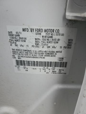 Фото 10 с аукциона – 2011 FORD EDGE SPORT с VIN 2FMDK4AK6BBB37640
