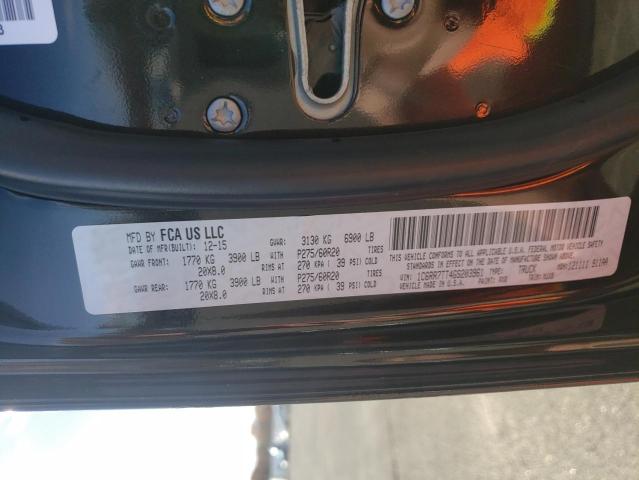 Photo 10 from auction – 2016 RAM 1500 SLT with VIN 1C6RR7TT4GS203961