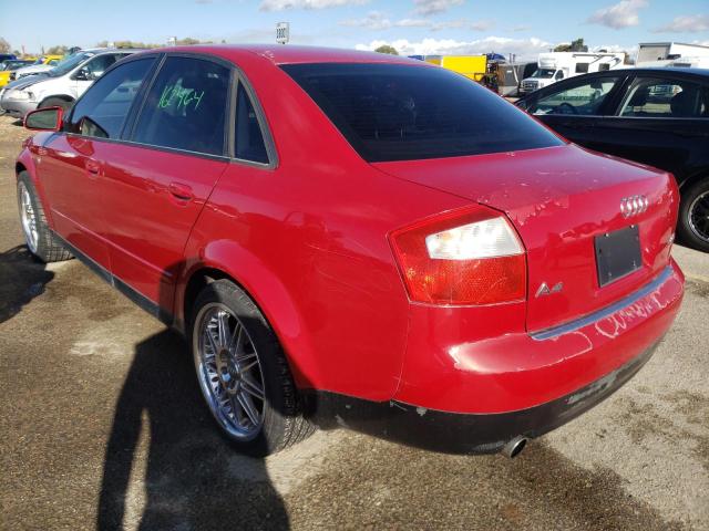 Photo 3 from auction – 2002 AUDI A4 1.8T QU with VIN WAULC68E52A129997