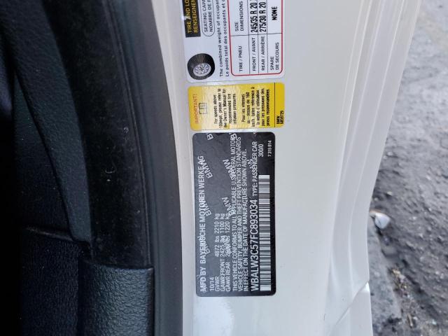 Photo 10 from auction – 2015 BMW 640 I with VIN WBALW3C57FC893034