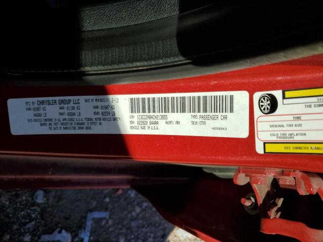 Photo 10 from auction – 2012 DODGE AVENGER SE with VIN 1C3CDZAB4CN213955