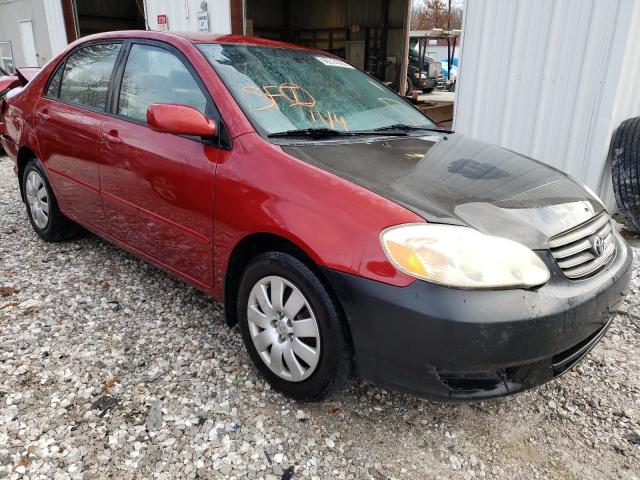 TOYOTA COROLLA 2003 with VIN JTDBR32EX32006163 - Photo from auction