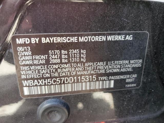 Photo 10 from auction – 2013 BMW 528 XI with VIN WBAXH5C57DD115315