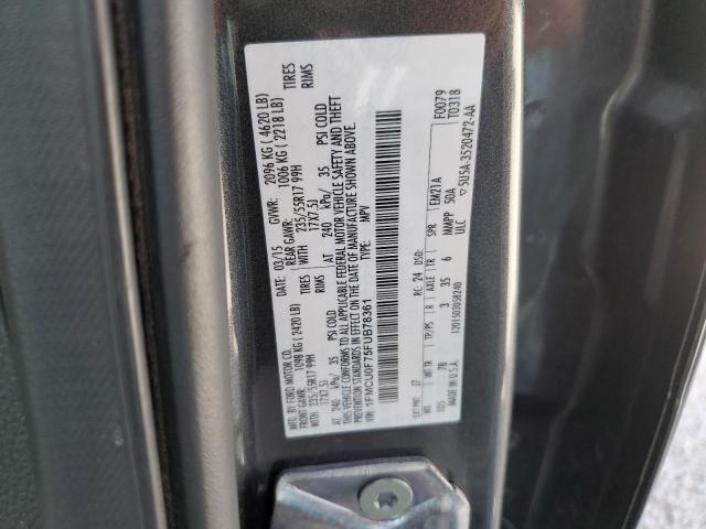 Photo 10 from auction – 2015 FORD ESCAPE S with VIN 1FMCU0F75FUB78361