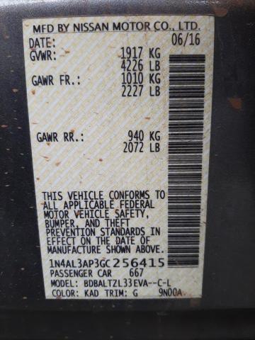 Photo 10 from auction – 2016 NISSAN ALTIMA 2.5 with VIN 1N4AL3AP3GC256415