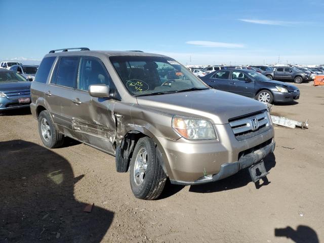 HONDA PILOT EX 2006 with VIN 5FNYF18436B018386 - Photo from auction