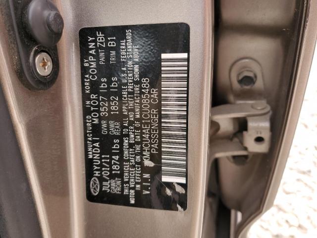 Photo 10 from auction – 2012 HYUNDAI ACCENT GLS with VIN KMHCU4AE1CU085488