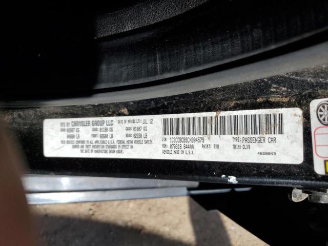 Photo 10 from auction – 2012 CHRYSLER 200 LIMITE with VIN 1C3CCBCB9CN304579