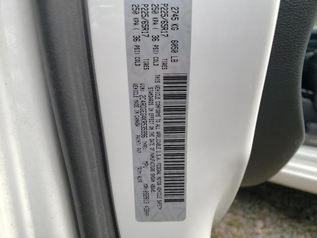 Photo 10 from auction – 2019 DODGE GRAND CARA with VIN 2C4RDGEG4KR535996