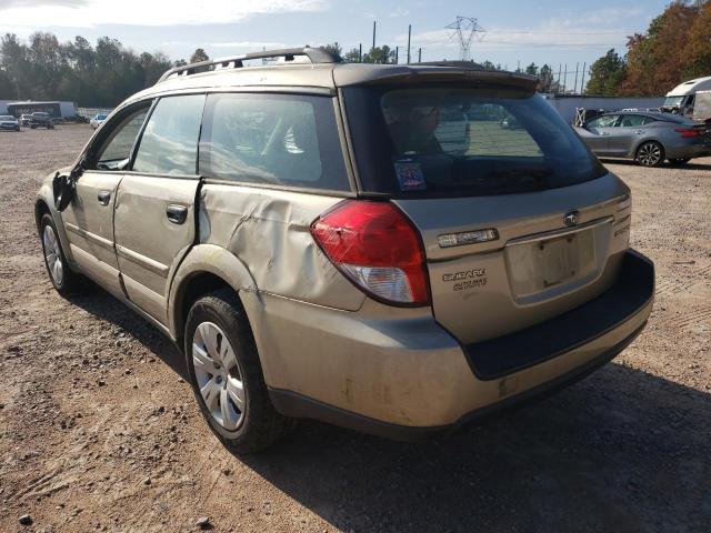 Photo 3 from auction – 2008 SUBARU OUTBACK with VIN 4S4BP60C087303358