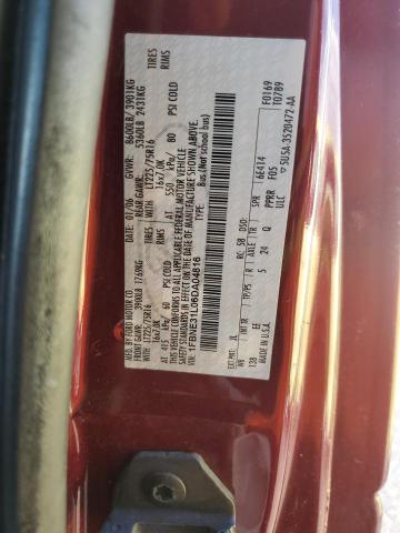 Photo 10 from auction – 2006 FORD ECONOLINE with VIN 1FBNE31L06DA04816