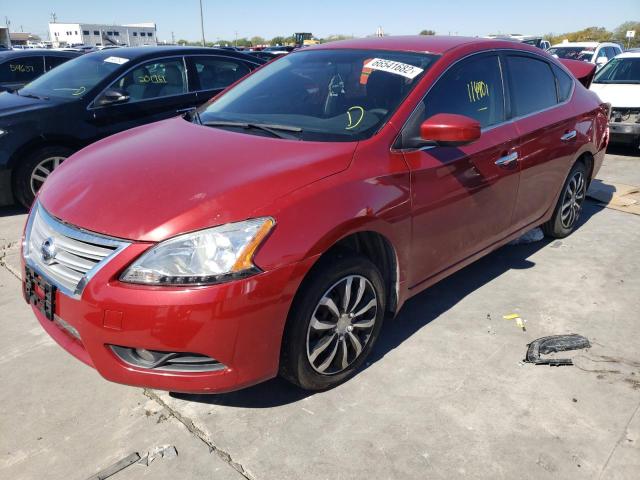 NISSAN SENTRA S 2013 with VIN 3N1AB7AP3DL703932 - Photo from auction