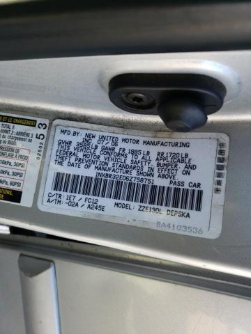 Photo 10 from auction – 2006 TOYOTA COROLLA CE with VIN 1NXBR32E06Z758751