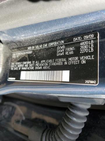 Photo 10 from auction – 2010 VOLVO S80 3.2 with VIN YV1982AS3A1119369