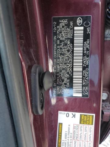 Photo 10 from auction – 2013 TOYOTA PRIUS with VIN JTDKN3DU2D5579249