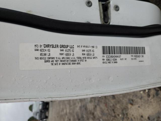 Photo 10 from auction – 2013 DODGE CHARGER SE with VIN 2C3CDXBG4DH640187