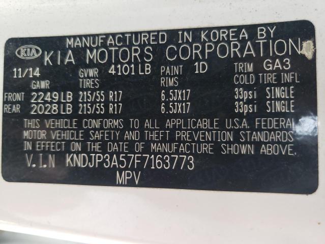 Photo 10 from auction – 2015 KIA SOUL + with VIN KNDJP3A57F7163773