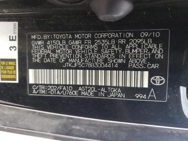 Photo 10 from auction – 2011 TOYOTA SCION TC with VIN JTKJF5C78B3004414