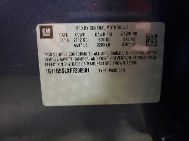Photo 10 from auction – 2015 CHEVROLET MALIBU LS with VIN 1G11B5SLXFF298901
