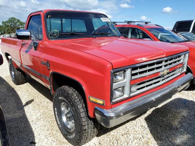 CHEVROLET V10 1987 with VIN 1GCEV14Z7HF391887 - Photo from auction