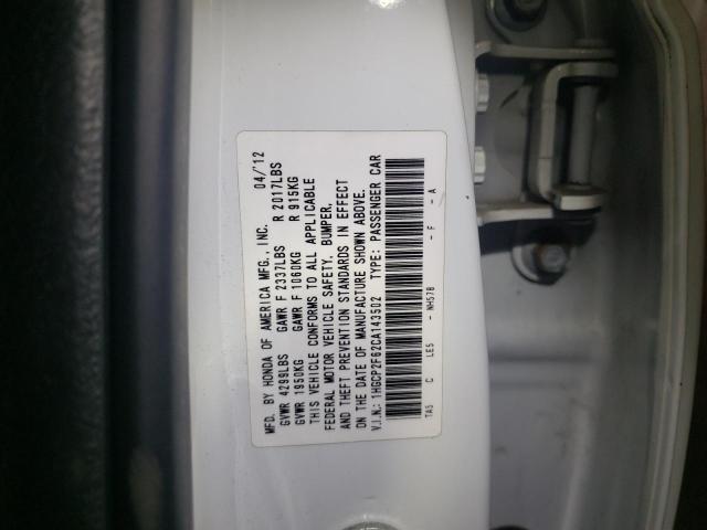 Photo 10 from auction – 2012 HONDA ACCORD SE with VIN 1HGCP2F62CA143502