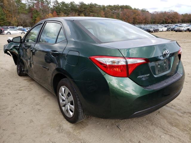 Photo 3 from auction – 2014 TOYOTA COROLLA L with VIN 2T1BURHE8EC163610