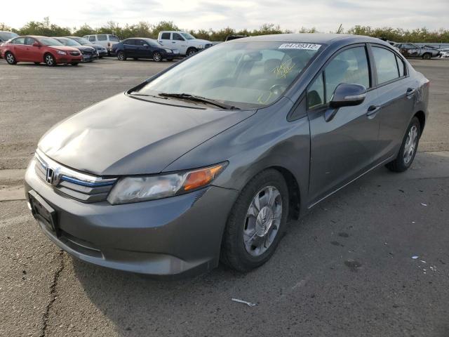 Photo 2 from auction – 2012 HONDA CIVIC HYBR with VIN JHMFB4F33CS004905