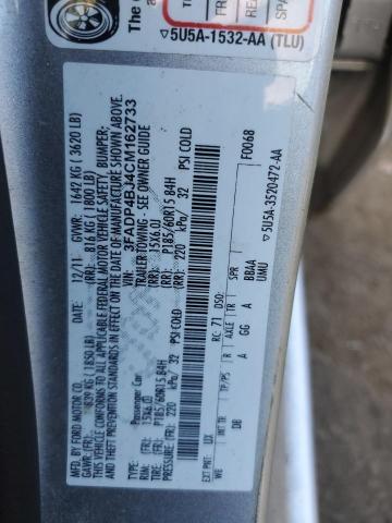 Photo 10 from auction – 2012 FORD FIESTA SE with VIN 3FADP4BJ4CM162733