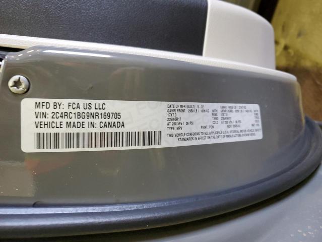 Фото 10 с аукциона – 2022 CHRYSLER PACIFICA T с VIN 2C4RC1BG9NR169705