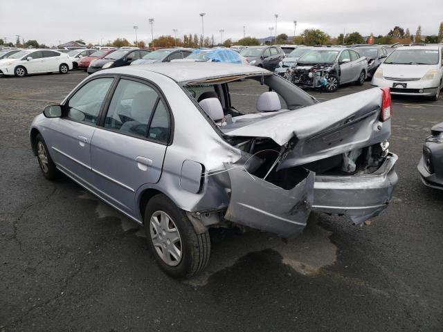 Photo 3 from auction – 2003 HONDA CIVIC LX with VIN 2HGES16503H606327