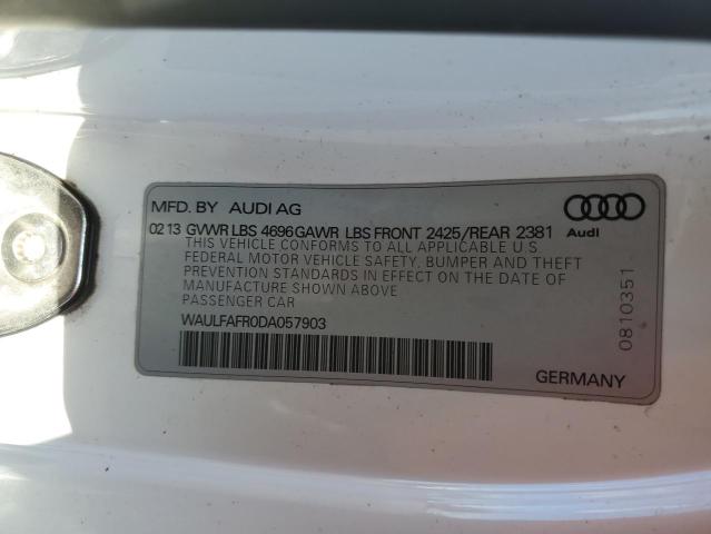 Photo 10 from auction – 2013 AUDI A5 PREMIUM with VIN WAULFAFR0DA057903