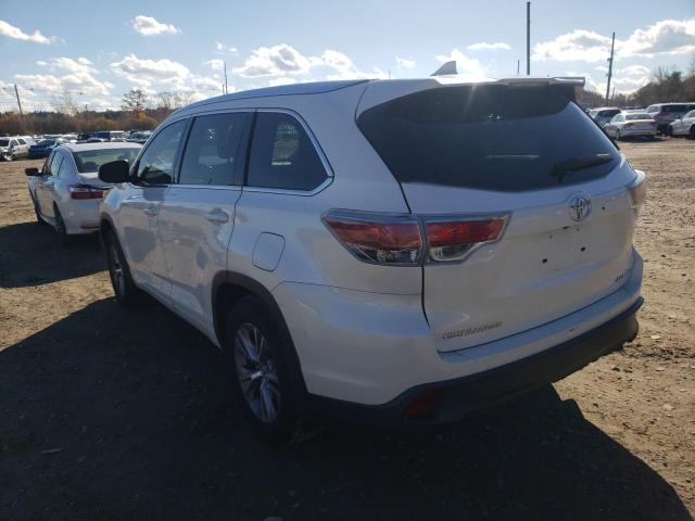 Photo 3 from auction – 2015 TOYOTA HIGHLANDER with VIN 5TDJKRFH1FS085565