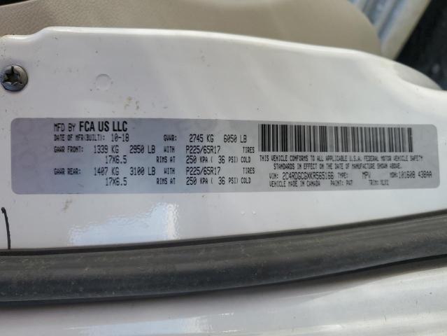 Photo 10 from auction – 2019 DODGE GRAND CARA with VIN 2C4RDGCGXKR565166