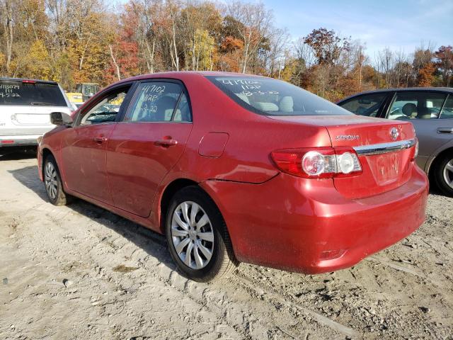Photo 3 from auction – 2013 TOYOTA COROLLA BA with VIN 2T1BU4EE9DC982759